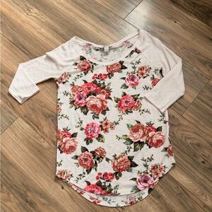 Y2K Arizona Jeans Floral Print Women's Top